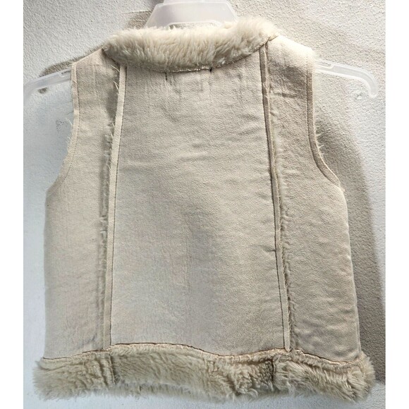 Calvin Klein Toddlers Fleece Vest Size 3T Beige - Picture 6 of 7